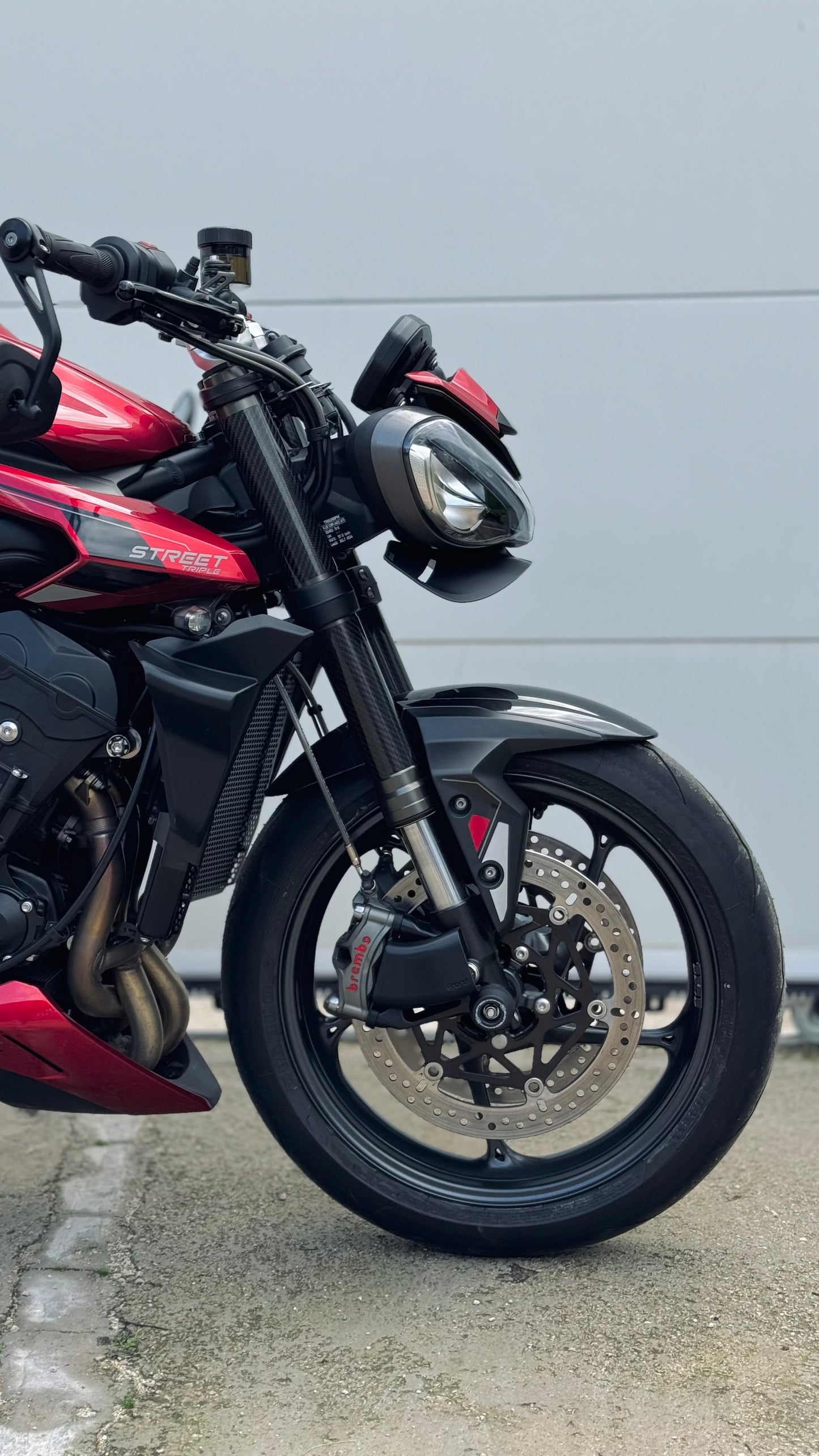 Spoiler anteriore - Triumph Speed/Street Triple