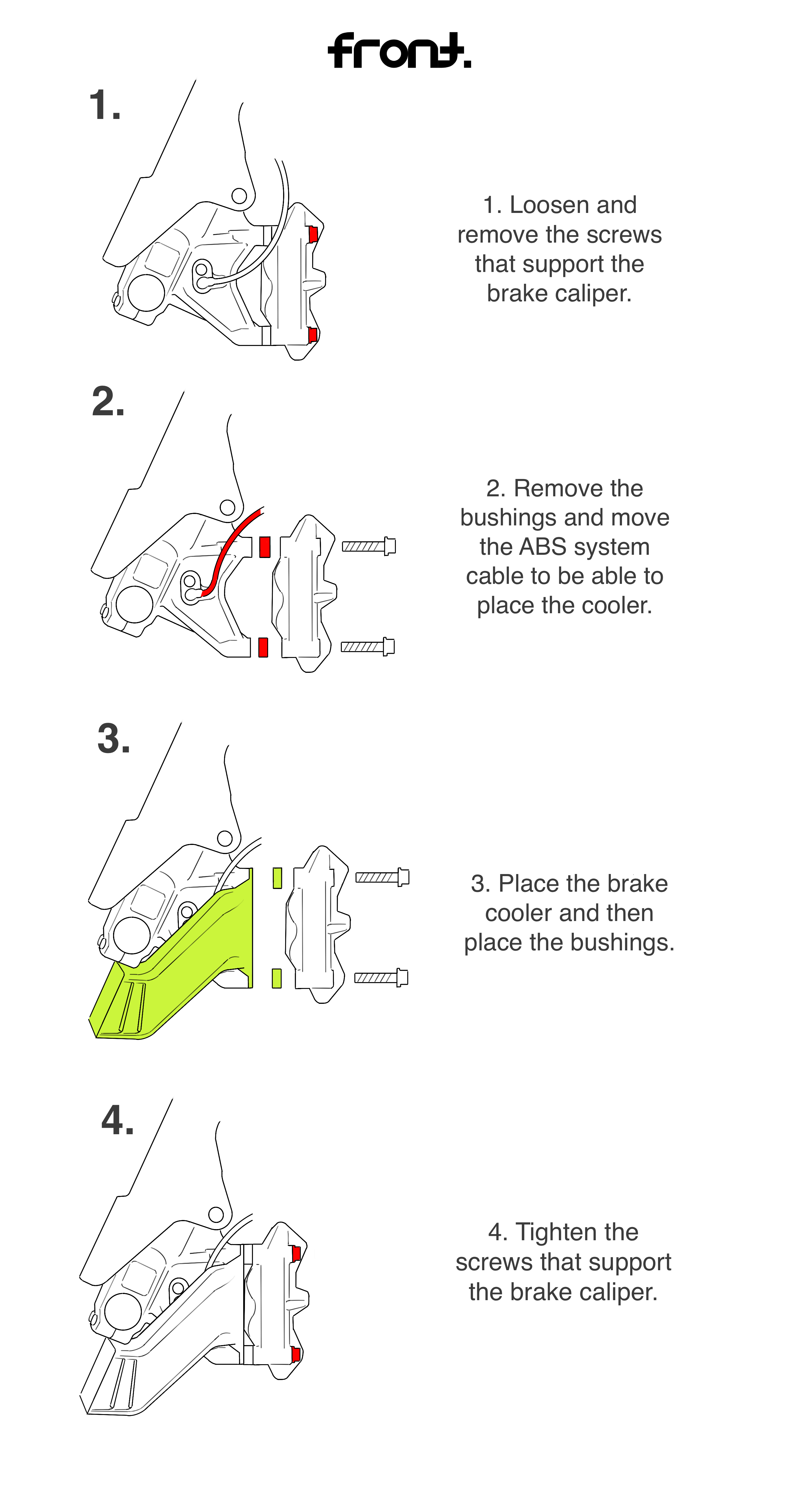 Doppio radiatore freni - KTM 690/Husqvarna 701 /Gasgas 700 