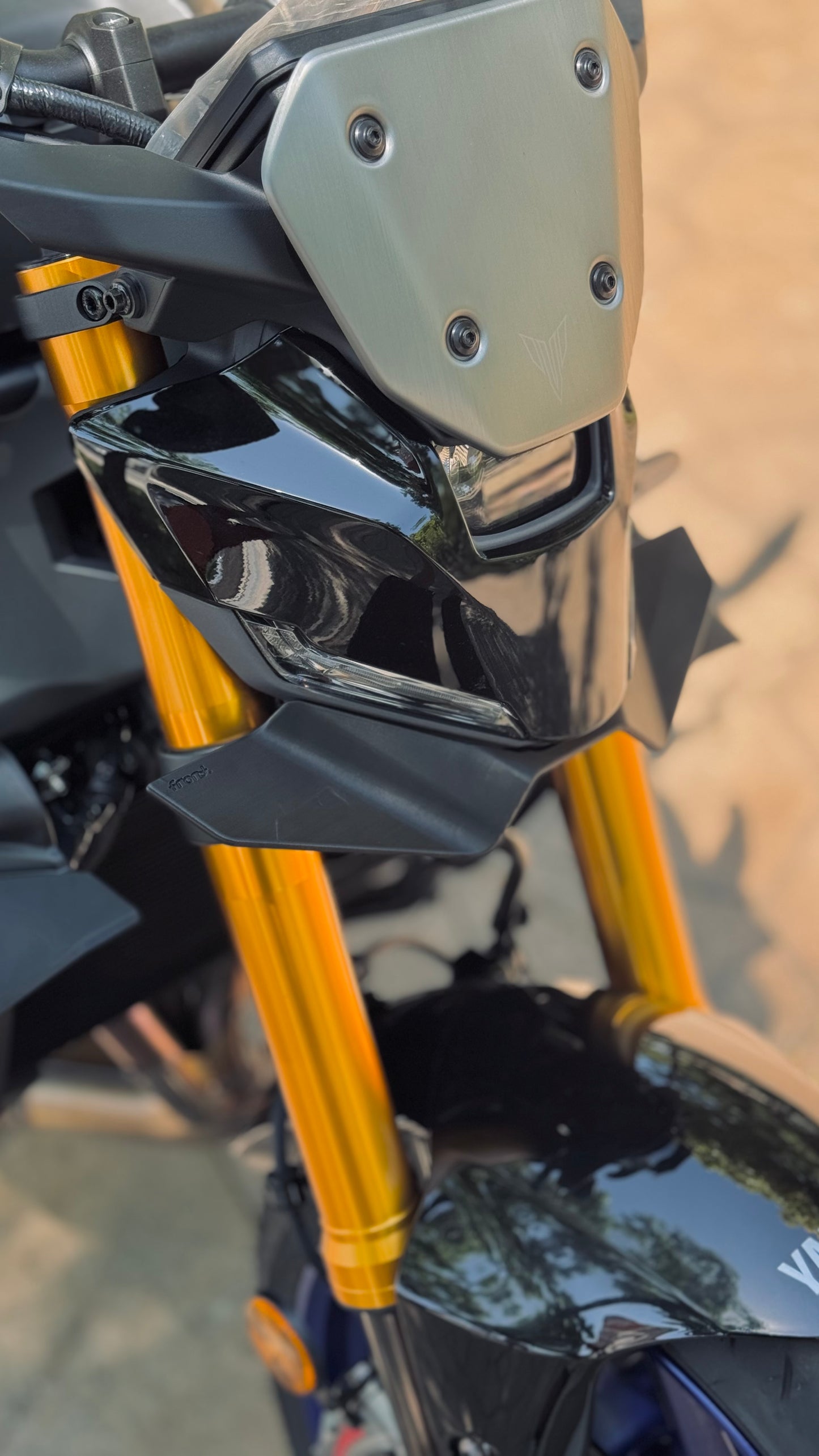 Spoiler anteriore V2 - Yamaha MT 09 v4