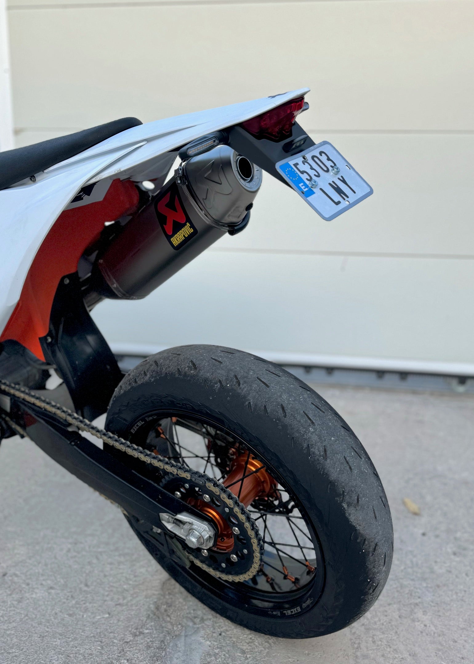 Porta targa 2 - KTM