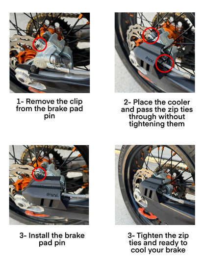 Radiatore freno posteriore - KTM / Husqvarna / Gasgas